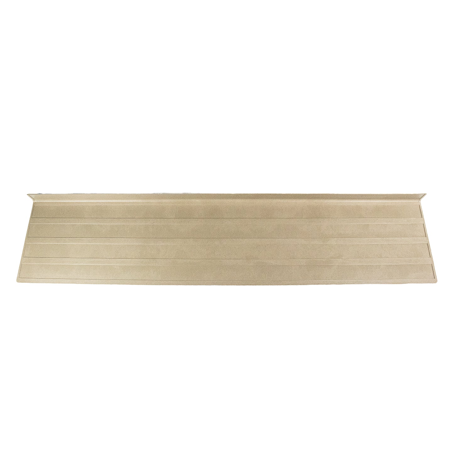 Underside of beige stair treads