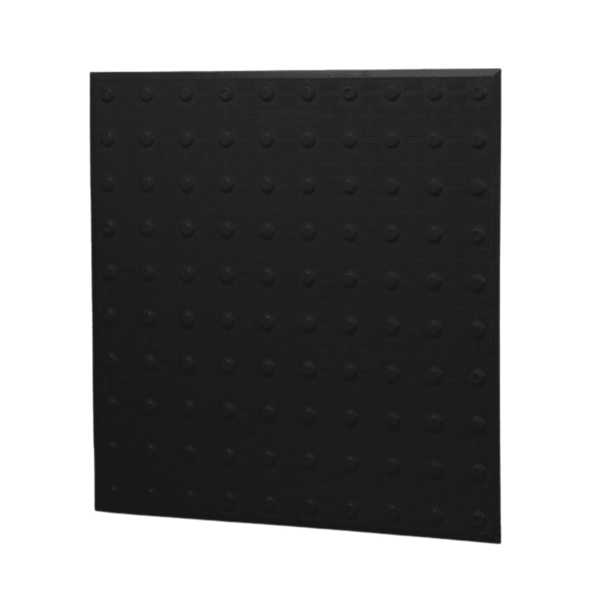 12x12 305x305mm Black Access Tile Surface Applied Fire Resistant Tactile Surface ACC-S-1212-FR BK