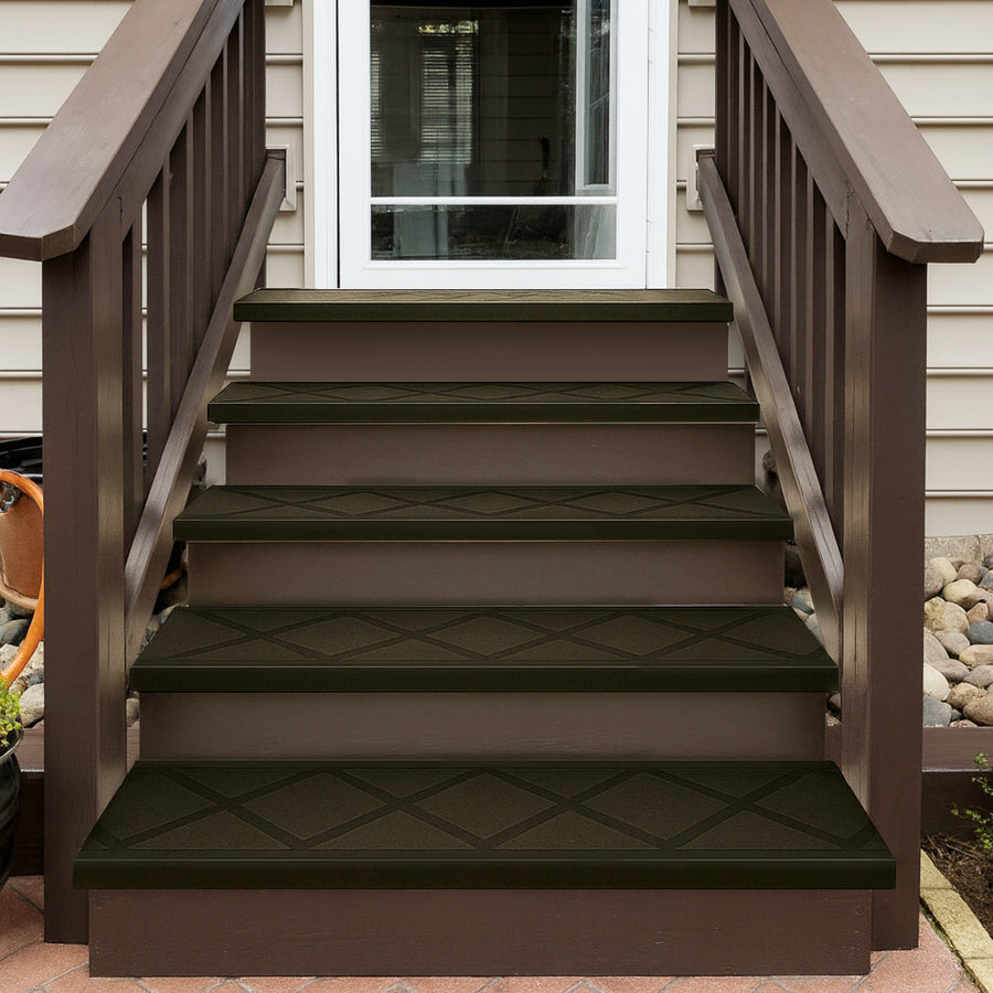 ComposiGrip full non-slip stair tread covers for outdoor stairs
