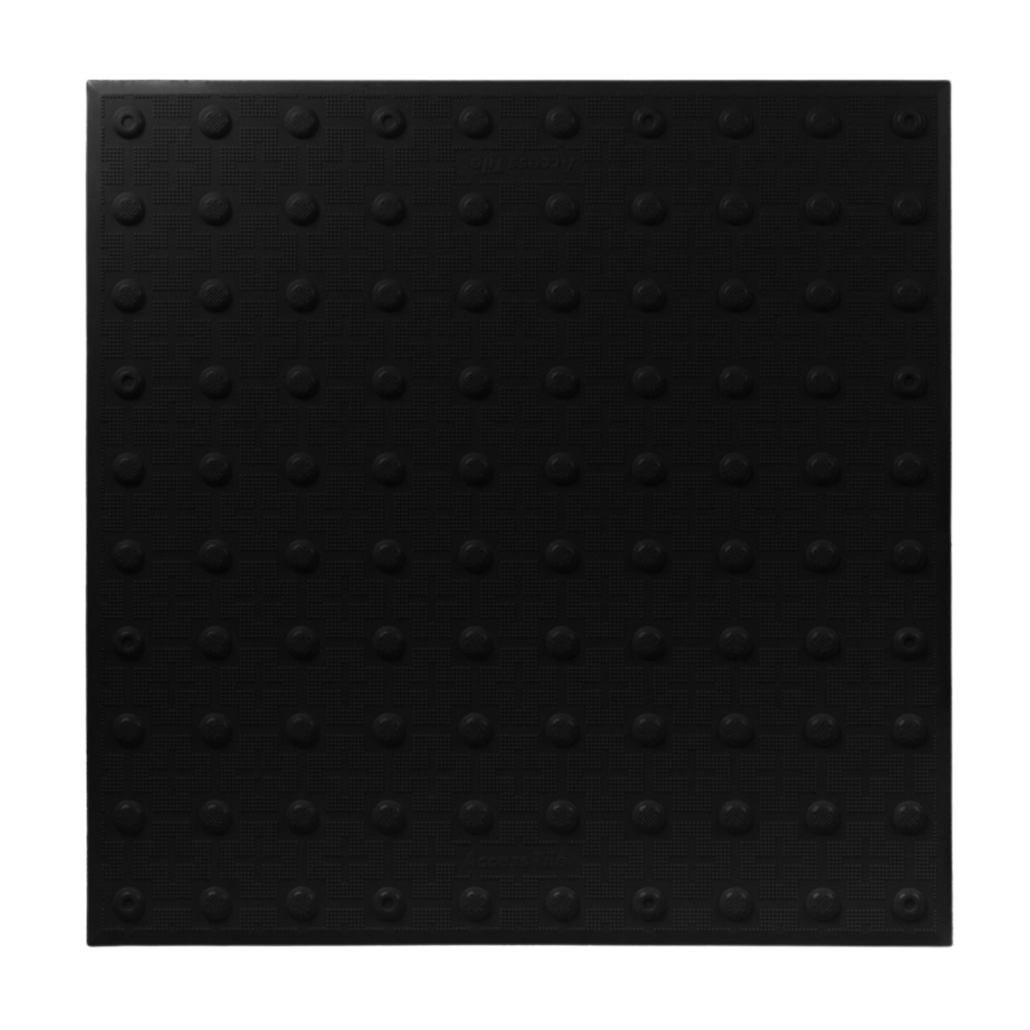 Black Access Tile Surface Applied Fire Resistant Tactile Surface
