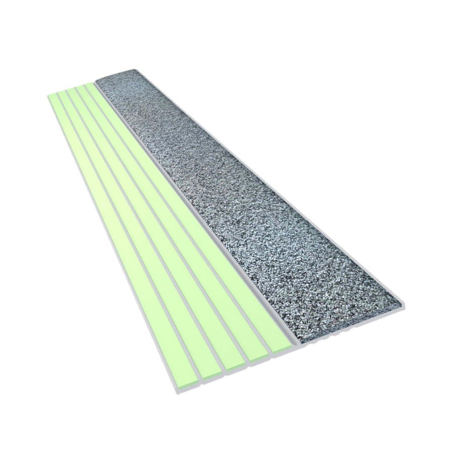 Ecoglo E4061 gray photoluminescent step-edge contrast strip