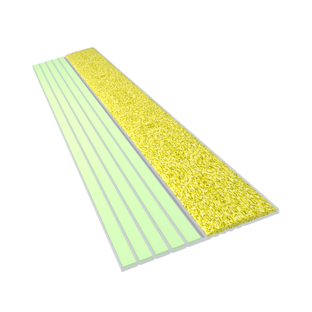 Ecoglo E4051 yellow photoluminescent step-edge contrast strip