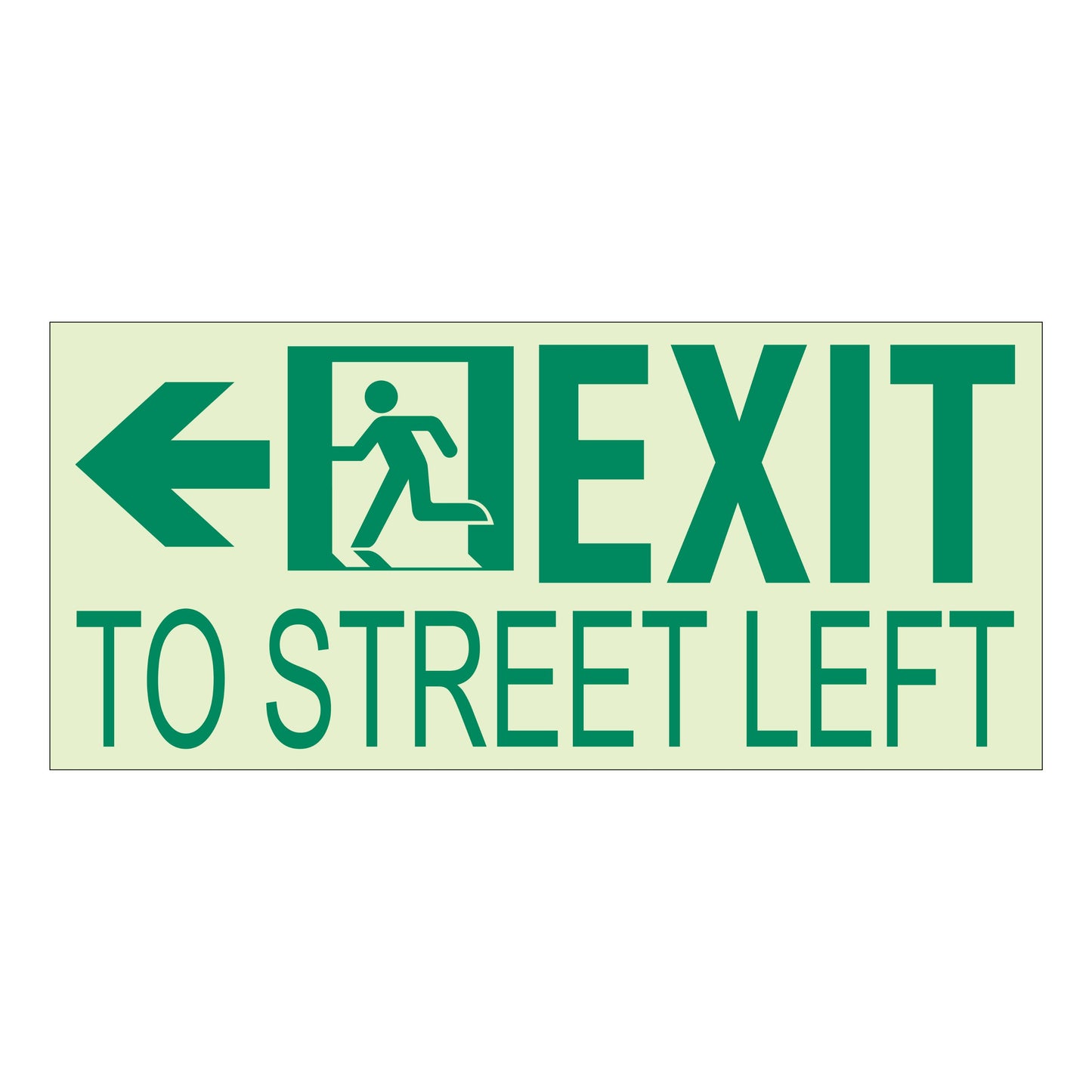 Exit to street signage to left RBY SR4219
