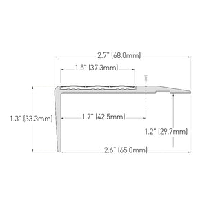 F4-N20 Non-Slip Flat Stair Nosing