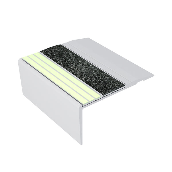 Ecoglo F4171 photoluminescent flat stair nosing