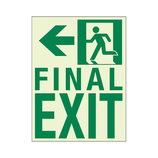 Final Exit signage to left RBF2128