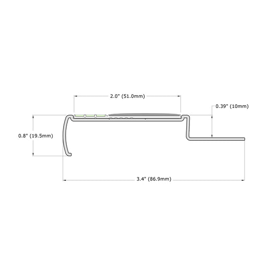 Dimensions of Ecoglo® M4.10-E30 Series