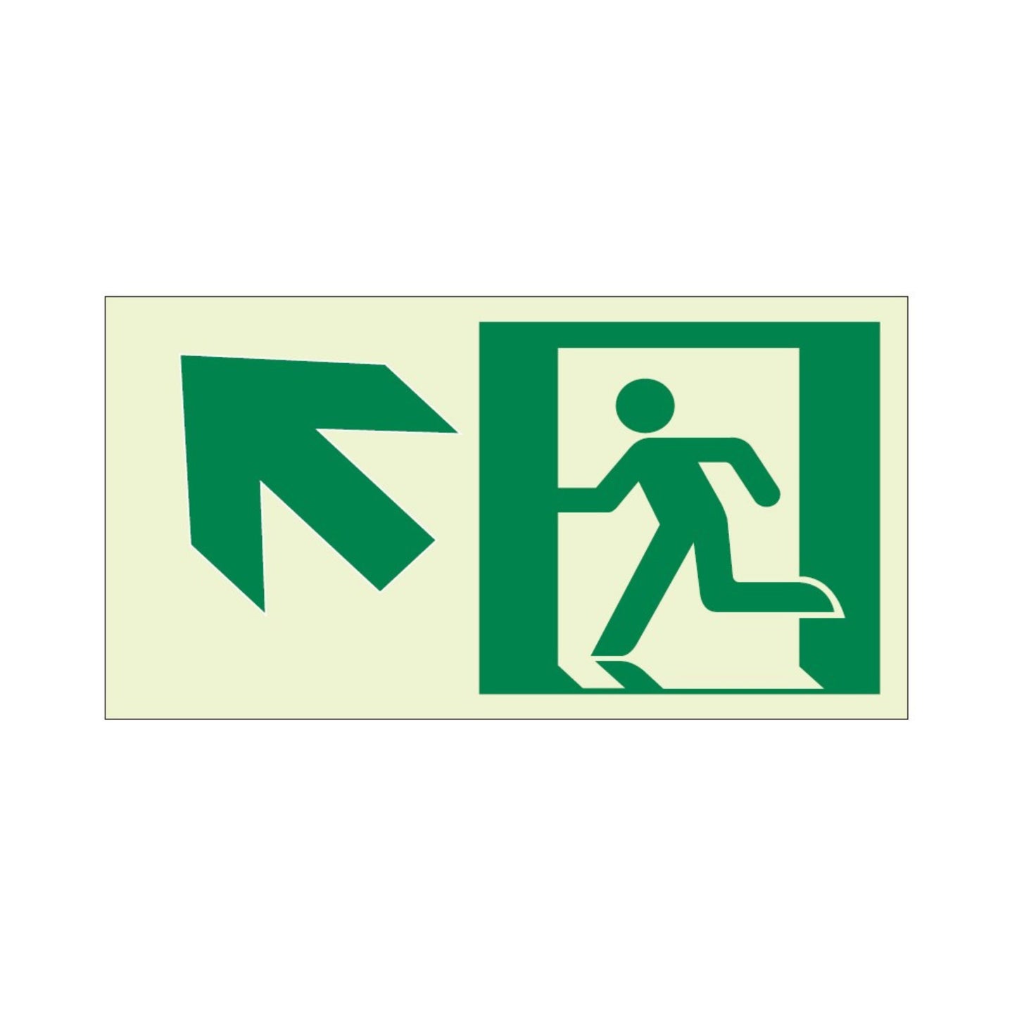 Ecoglo® Luminous Exit Path Marking Signs - Rigid Vinyl Series