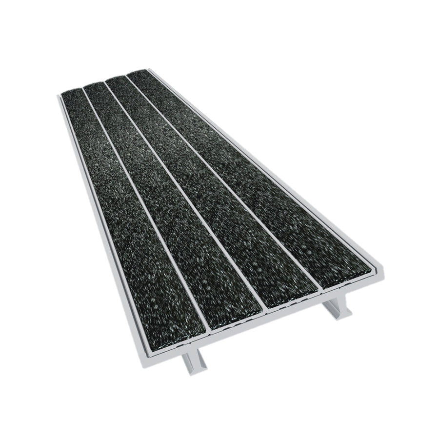 Ecoglo S10-N30 black non-slip cast-in-place concrete stair nosing