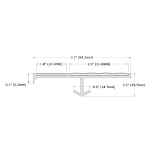 S3070 Non-Slip Cast in Place Stair Nosing
