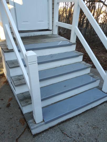 non-slip tread covers for slippery wood steps